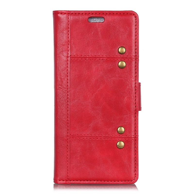 Etui do Sony Xperia L3 Classic W Skórze Premium Z Nitami
