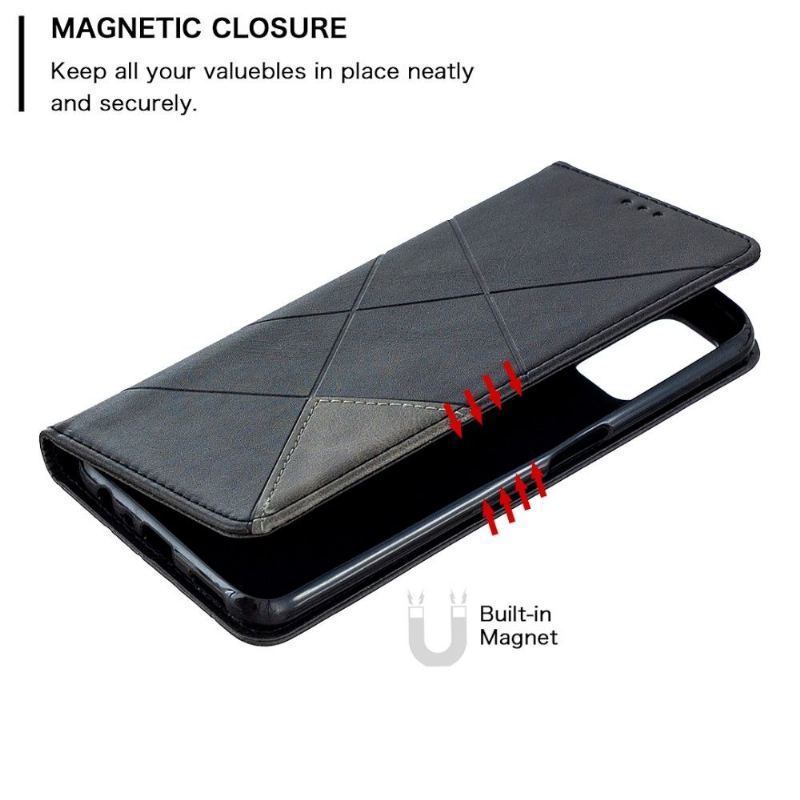 Etui Folio do Oppo A72 Skórzane Etui Na Karty W Stylu Célinia