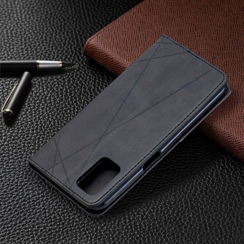 Etui Folio do Oppo A72 Skórzane Etui Na Karty W Stylu Célinia