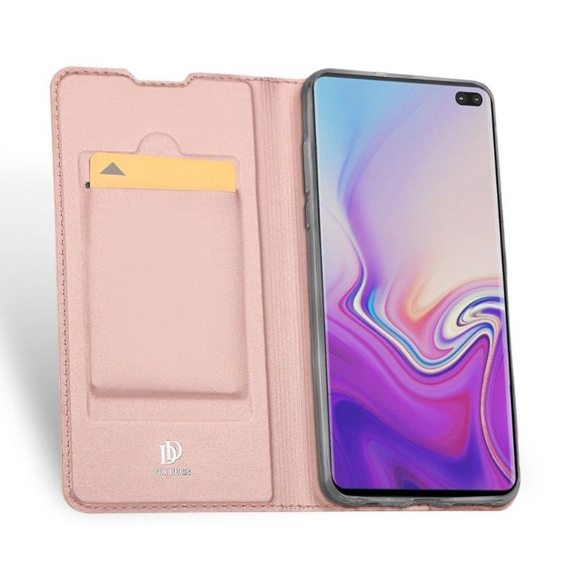 Etui do Samsung Galaxy S10 Plus Anti-fall Biznes Sztuczna Skóra
