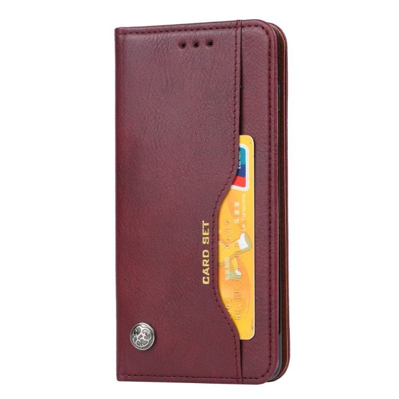 Etui do Samsung Galaxy S10 Plus Anti-fall Skórzany Pokrowiec Na Stojak