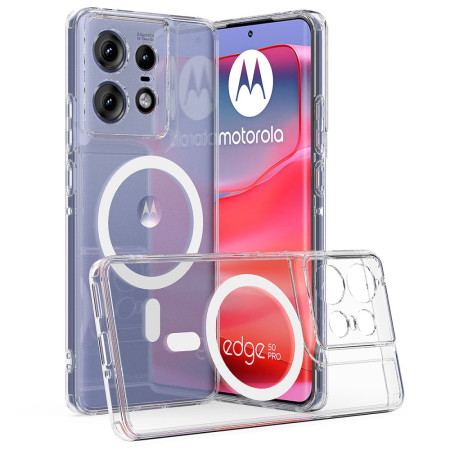 Futerały Motorola Edge 50 Pro Etui Na Telefon Kompatybilny Z Przezroczystym Magsafe