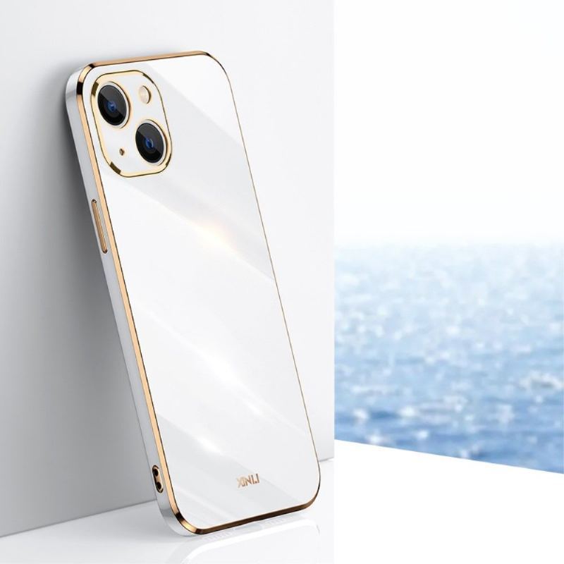 Futerały do iPhone 13 Mini Obrzeża Elastyczny Błyszczący