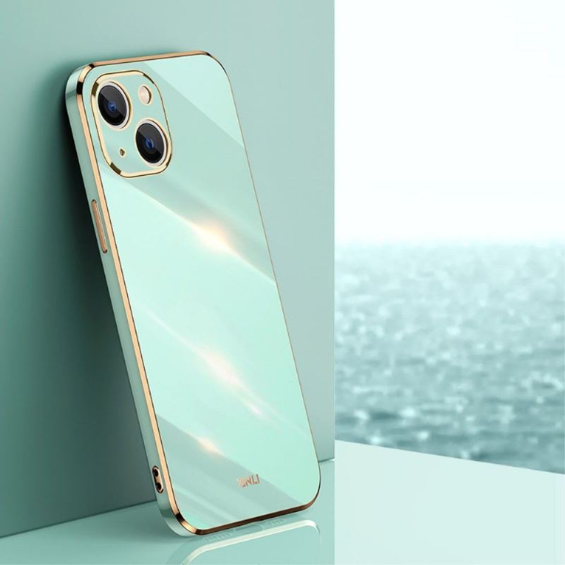 Futerały do iPhone 13 Mini Obrzeża Elastyczny Błyszczący