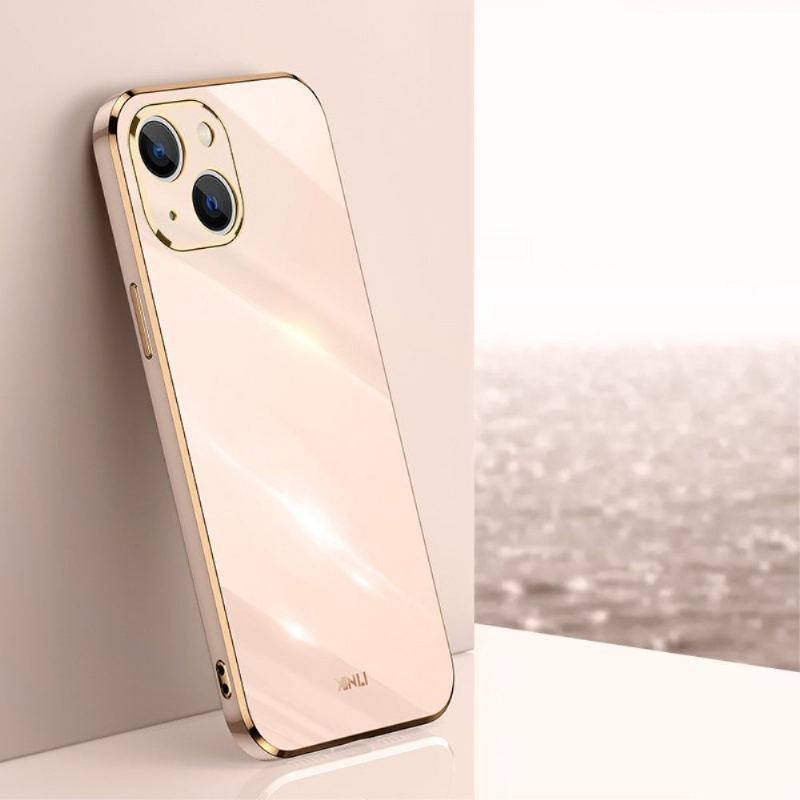 Futerały do iPhone 13 Mini Obrzeża Elastyczny Błyszczący