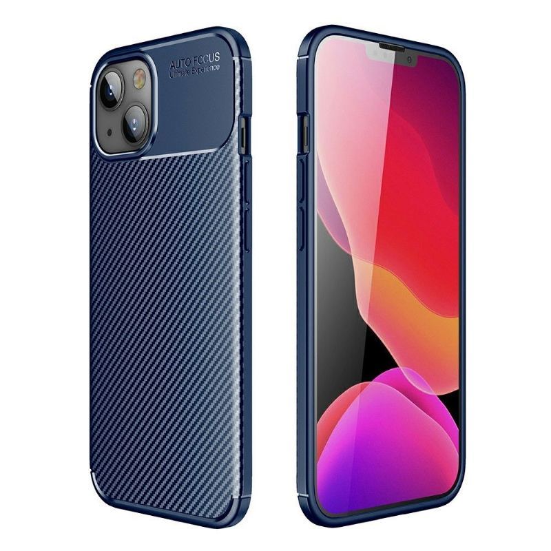 Futerały do iPhone 13 Mini Styl Włókna Węglowego