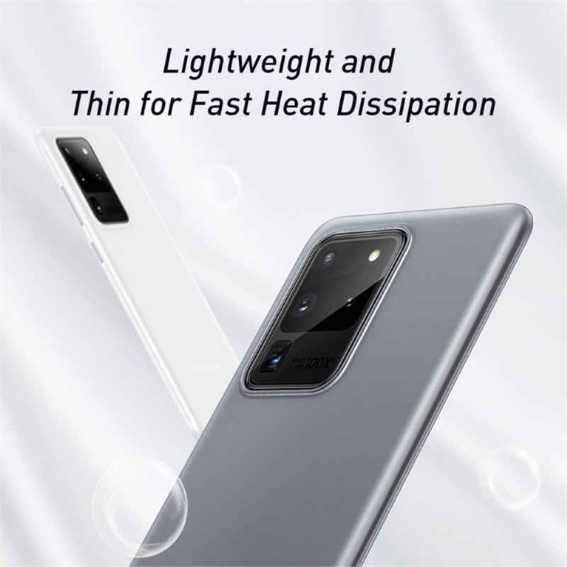 Etui do Samsung Galaxy S20 Ultra Thin Fit - Cienki Półprzezroczysty Biały