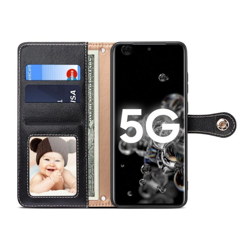 Etui Folio do Samsung Galaxy S20 Ultra Premium Skórzane Szwy
