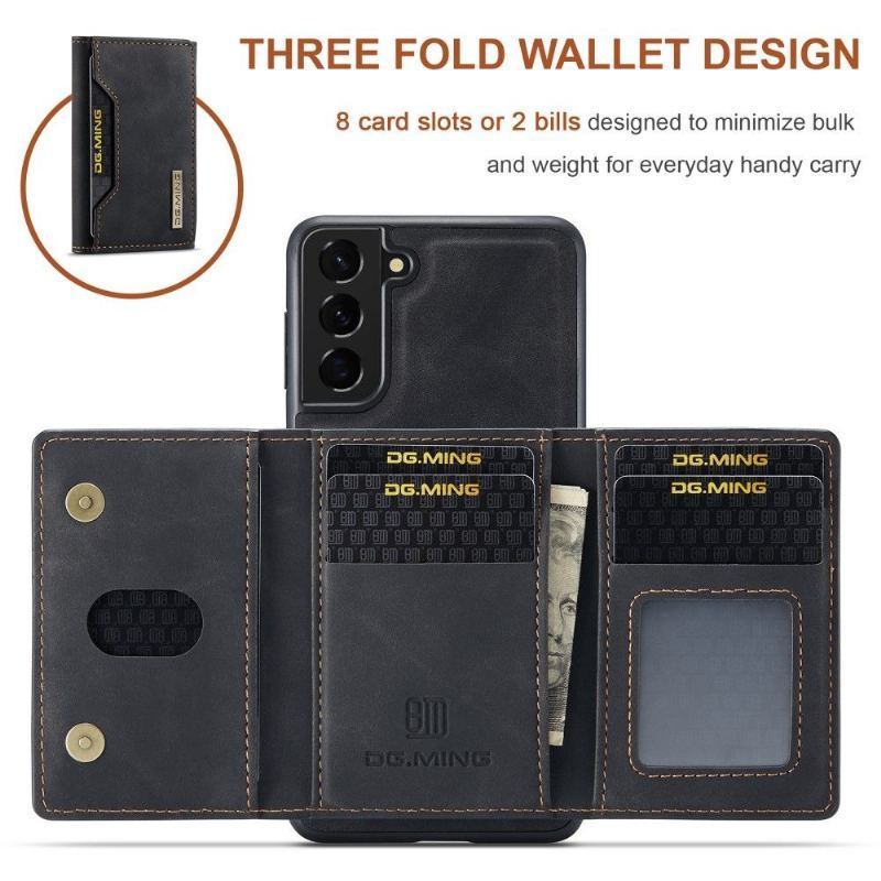 Etui do Samsung Galaxy S22 5G Biznes Odłączany Uchwyt Na Karty Serii M2