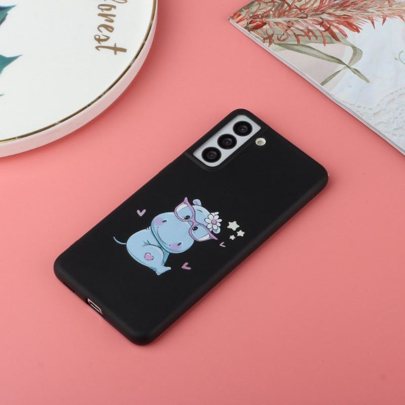 Etui do Samsung Galaxy S22 5G Classic z Łańcuch Hippopotamus