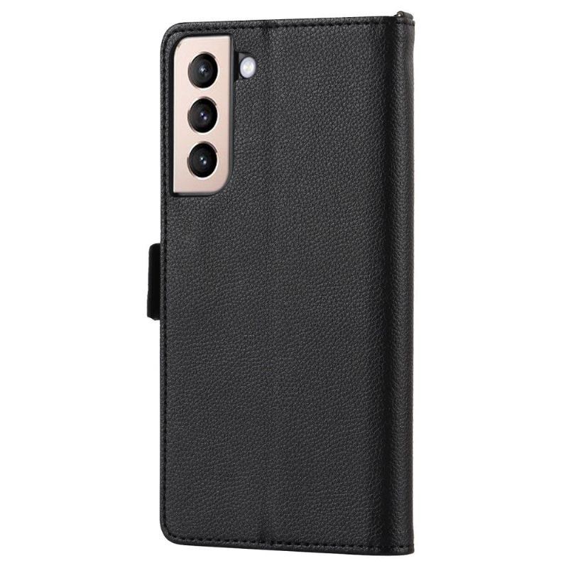 Etui Folio do Samsung Galaxy S22 5G Kwiatowe Serce