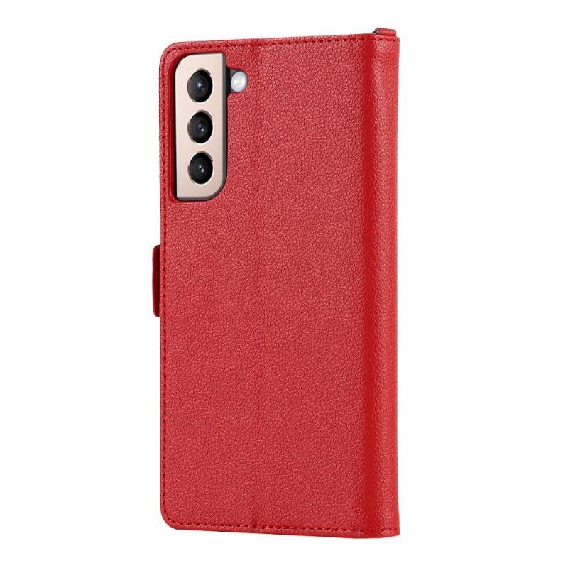 Etui Folio do Samsung Galaxy S22 5G Kwiatowe Serce