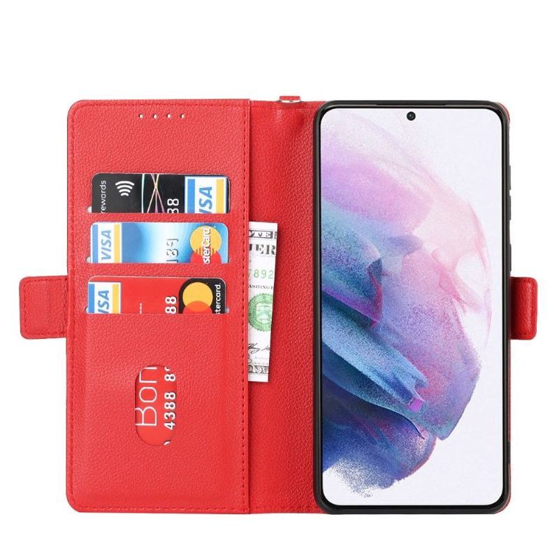 Etui Folio do Samsung Galaxy S22 5G Kwiatowe Serce