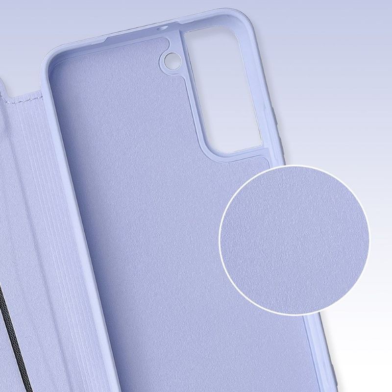 Etui Na Telefon do Samsung Galaxy S22 5G Etui Folio Dotyk Skóry