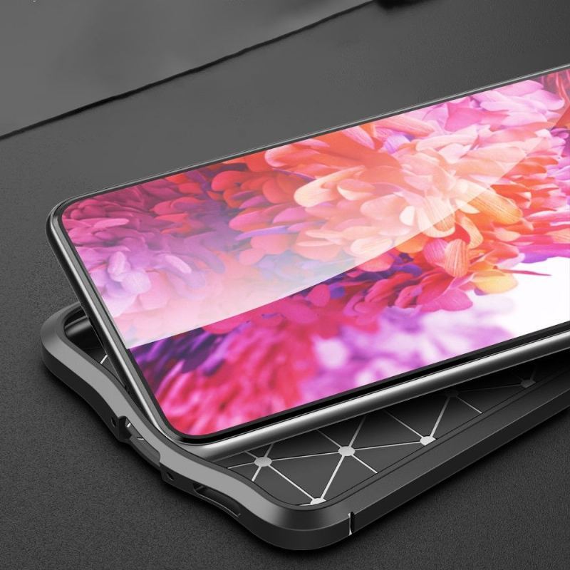 Futerały do Samsung Galaxy S22 5G Obrzeża Elastyczne Ziarniste Wykończenie