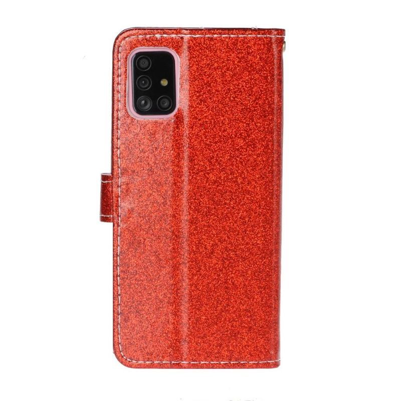 Obudowa Etui Na Telefon do Samsung Galaxy A71 Cekiny Ze Sztucznej Skóry