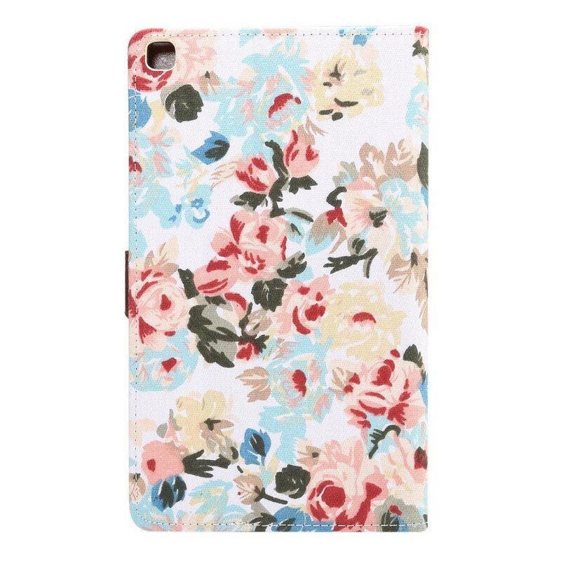 Etui Folio do Samsung Galaxy Tab A7 Lite Kwiaty Wolności