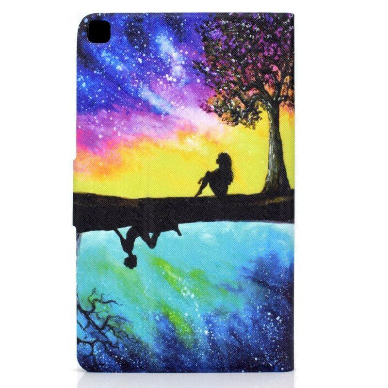 Etui Na Telefon Pokrowce do Samsung Galaxy Tab A7 Lite Zaduma Pod Drzewem