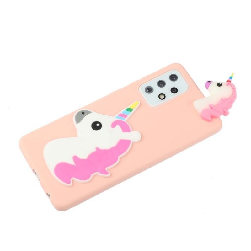 Etui do Samsung Galaxy A53 5G Classic Silikonowy Jednorożec 3d