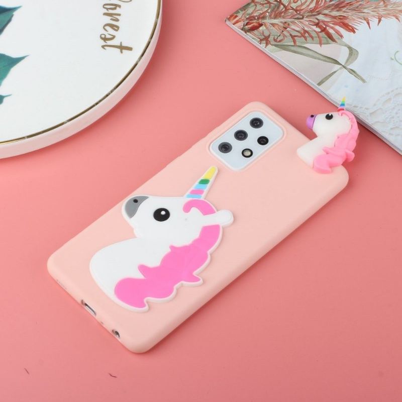 Etui do Samsung Galaxy A53 5G Classic Silikonowy Jednorożec 3d