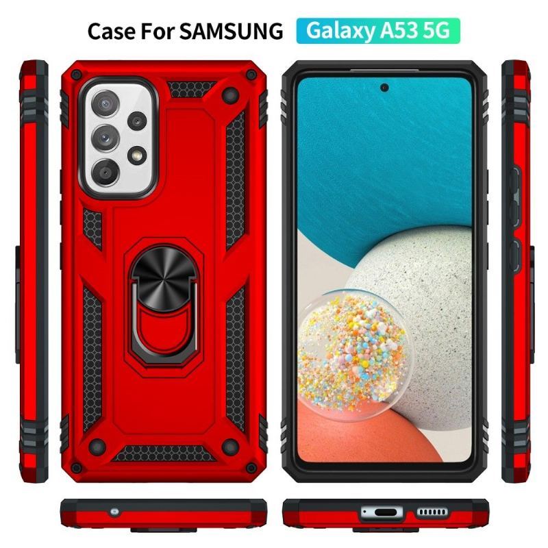 Etui do Samsung Galaxy A53 5G Hybrydowy Z Serią Pierścieni 012