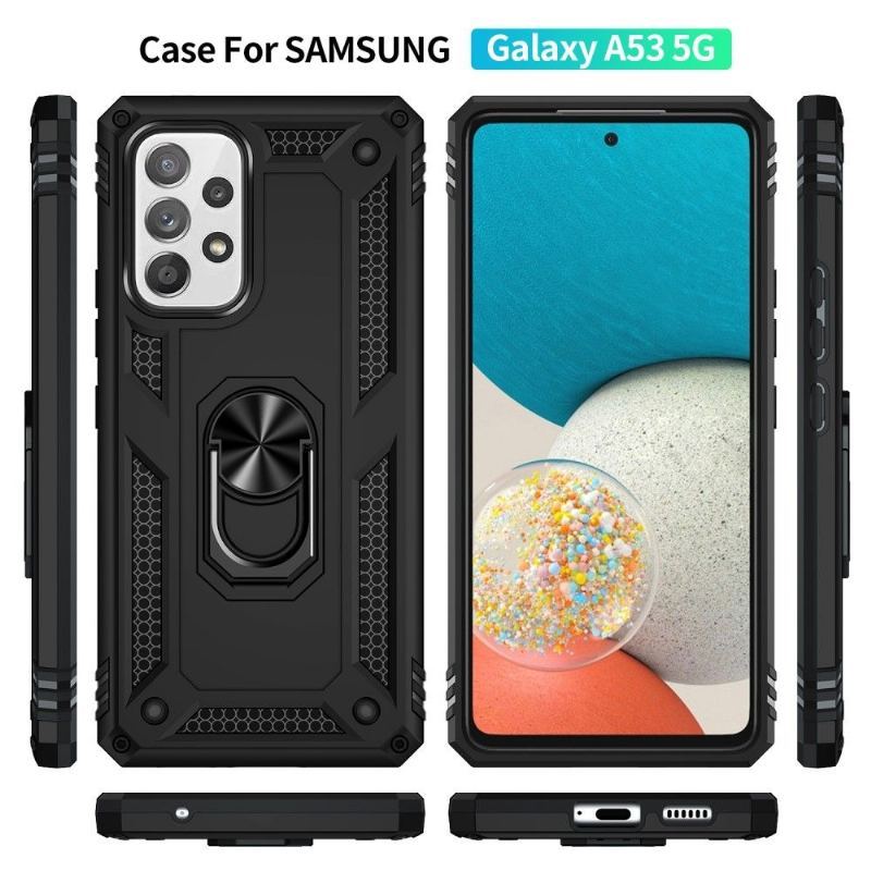 Etui do Samsung Galaxy A53 5G Hybrydowy Z Serią Pierścieni 012