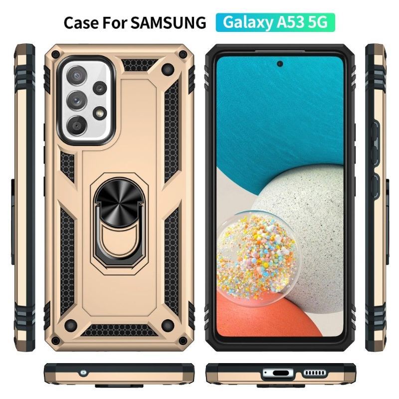 Etui do Samsung Galaxy A53 5G Hybrydowy Z Serią Pierścieni 012