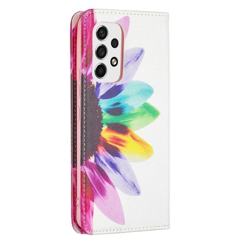 Etui Folio do Samsung Galaxy A53 5G Kolorowe Płatki