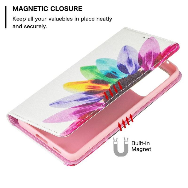 Etui Folio do Samsung Galaxy A53 5G Kolorowe Płatki