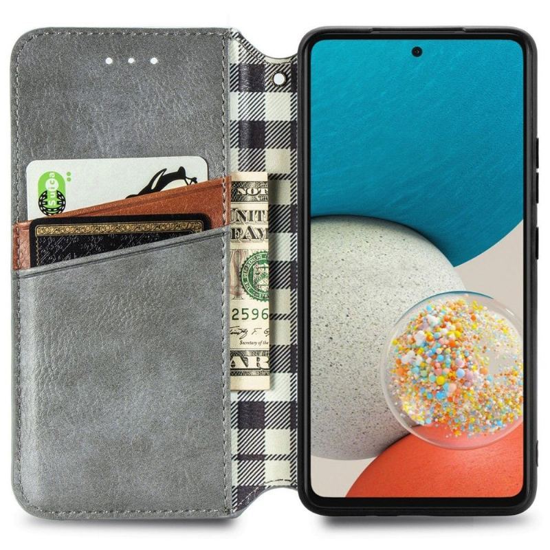 Skórzany Futerał do Samsung Galaxy A53 5G Kub Design Posiadacz Karty