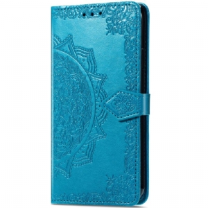 Skórzany Futerał Xiaomi 14t Pro Etui Na Telefon Mandala Barokowa