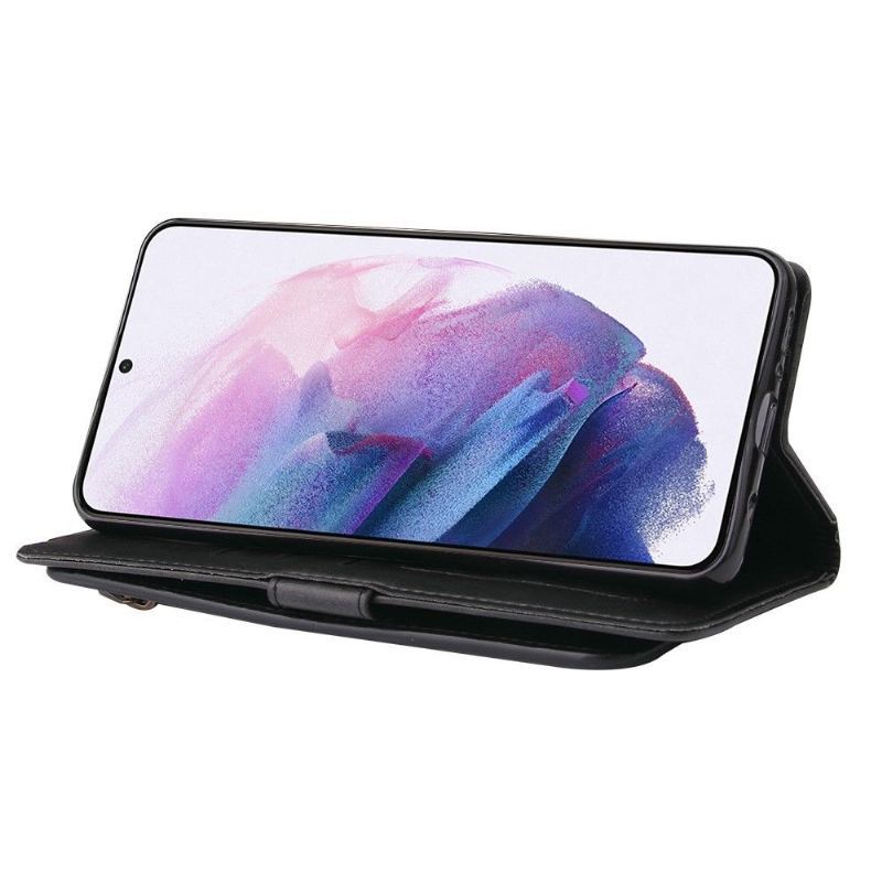 Etui Folio do Samsung Galaxy S21 FE Funkcja Obsługi Wielu Pamięci