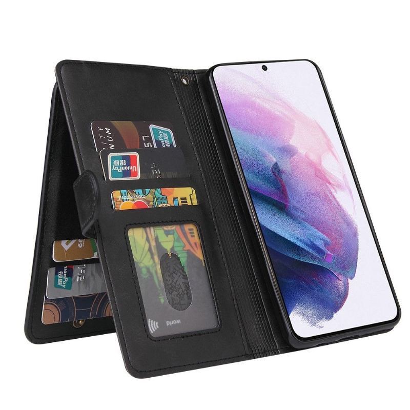 Etui Folio do Samsung Galaxy S21 FE Funkcja Obsługi Wielu Pamięci
