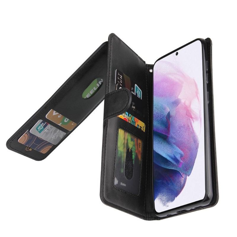 Etui Folio do Samsung Galaxy S21 FE Funkcja Obsługi Wielu Pamięci