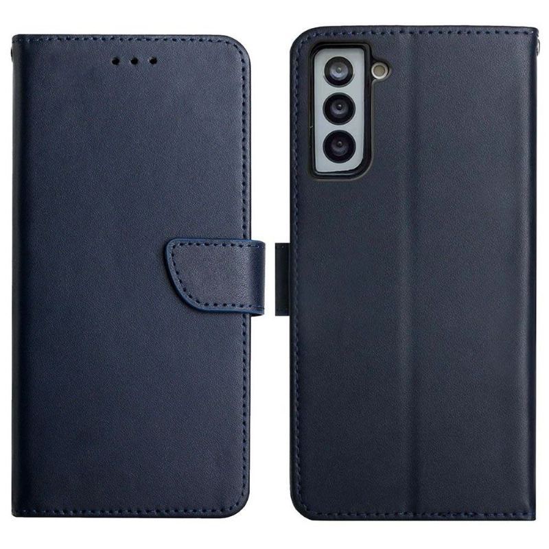 Etui Folio do Samsung Galaxy S21 FE Gładka Skóra Dotykowa