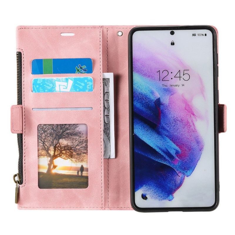 Etui Folio do Samsung Galaxy S21 FE Portfel Funkcja Stojaka