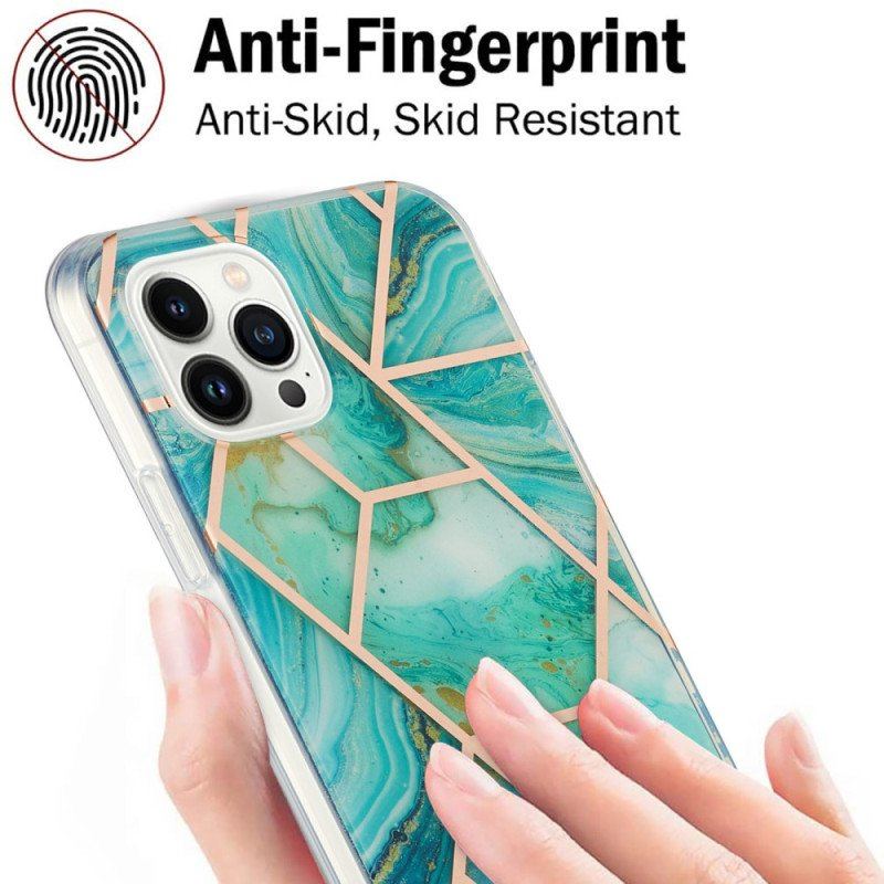 Etui do iPhone 15 Pro Max Marmur Geometryczny