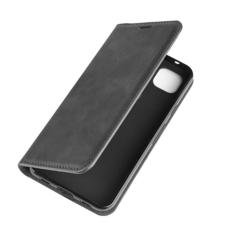 Etui Folio do Google Pixel 4a Classic Biznes Retro
