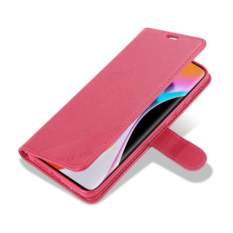 Etui Folio do Xiaomi Mi 10 / 10 Pro Azns Retro Skórzany Efekt
