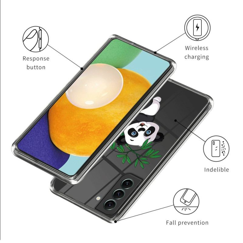Etui Do Samsung Galaxy S24 5g Przezroczysta Panda I Bambus