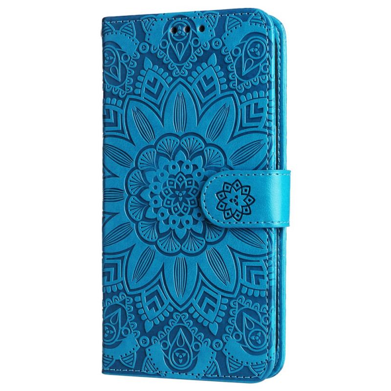 Etui Folio Do Samsung Galaxy S24 5g Ekstrawagancka Mandala Z Paskiem