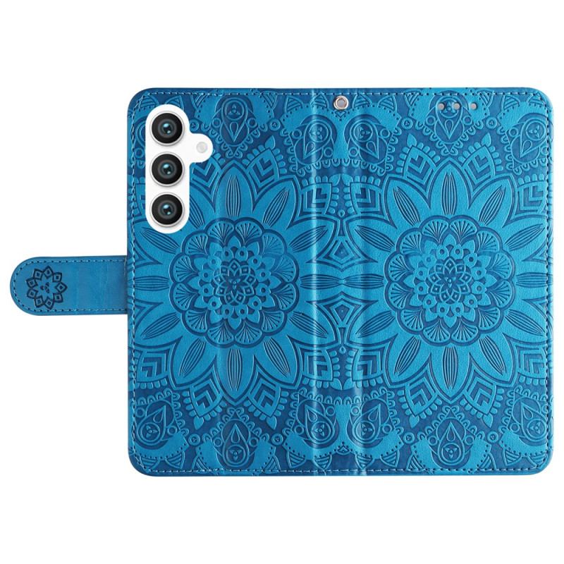 Etui Folio Do Samsung Galaxy S24 5g Ekstrawagancka Mandala Z Paskiem
