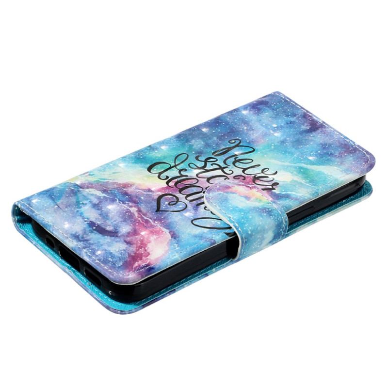 Etui Folio Do Samsung Galaxy S24 5g Gwiaździste Niebo Ze Smyczą