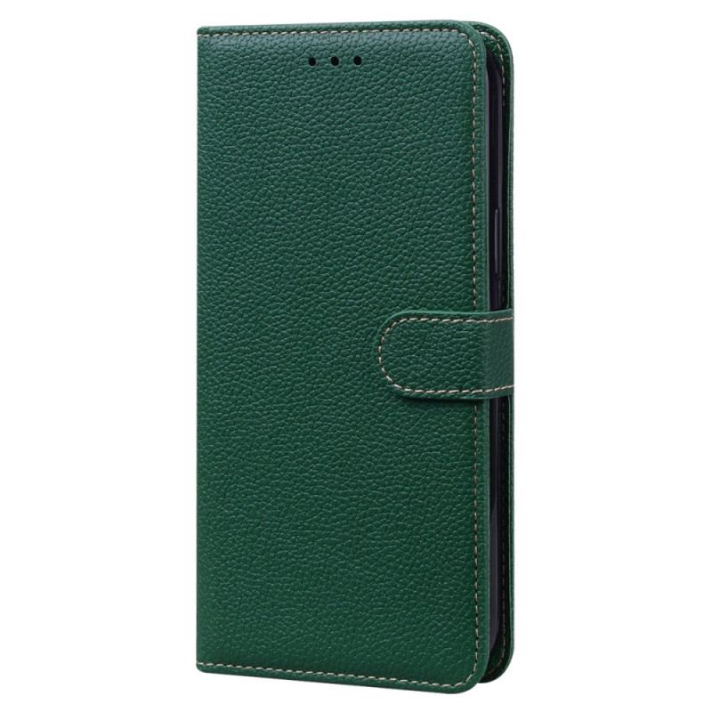 Etui Folio Do Samsung Galaxy S24 5g Sztuczna Skóra Litchi Z Paskiem
