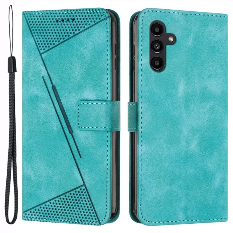 Etui Folio Do Samsung Galaxy S24 5g Wzór Geometryczny