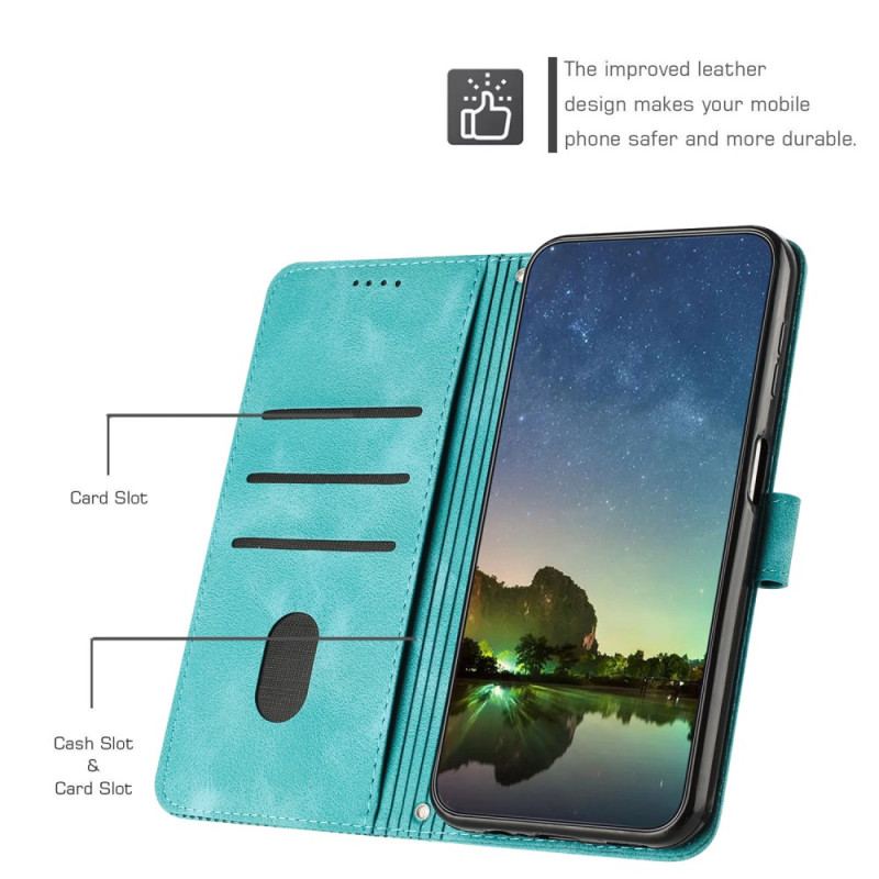 Etui Folio Do Samsung Galaxy S24 5g Wzór Geometryczny