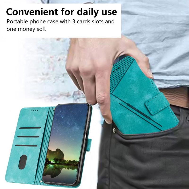 Etui Folio Do Samsung Galaxy S24 5g Wzór Geometryczny