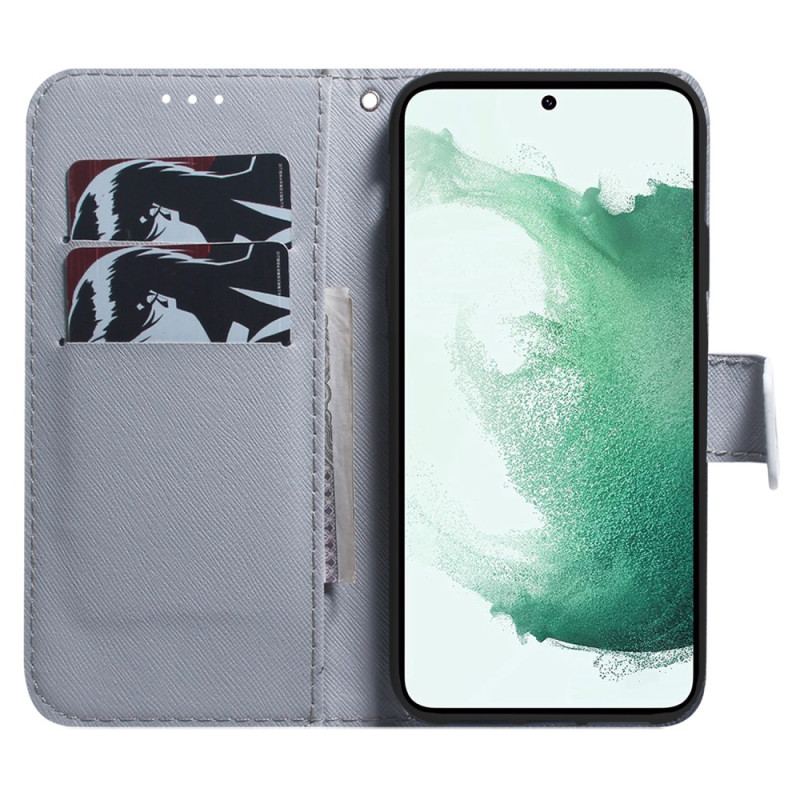Etui Folio Samsung Galaxy S24 5g Akwarela Pies