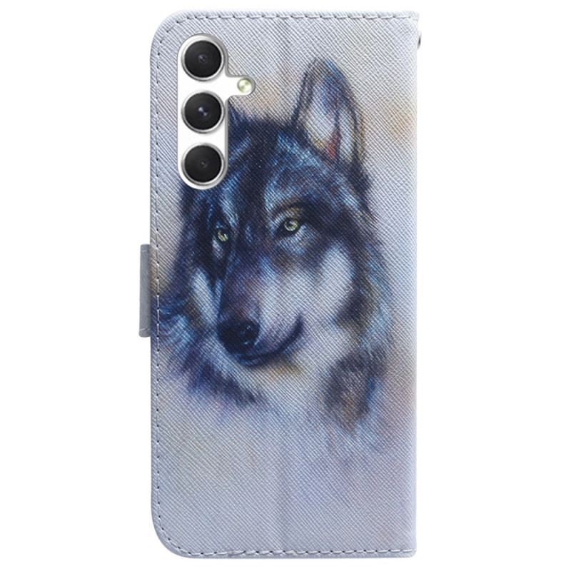 Etui Folio Samsung Galaxy S24 5g Akwarela Pies