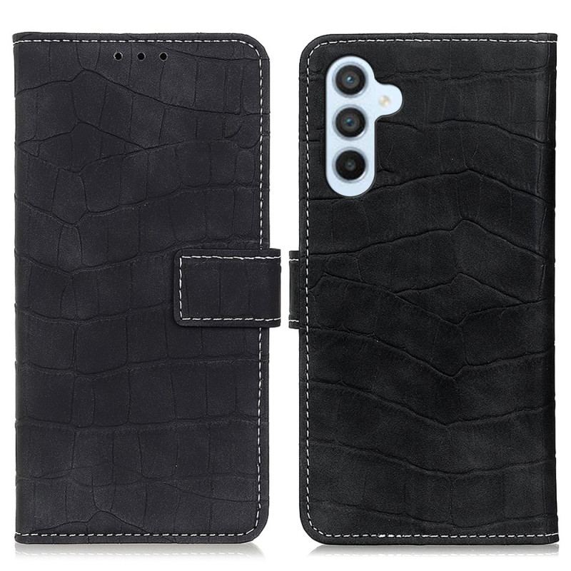 Etui Folio Samsung Galaxy S24 5g Efekt Skóry Krokodyla